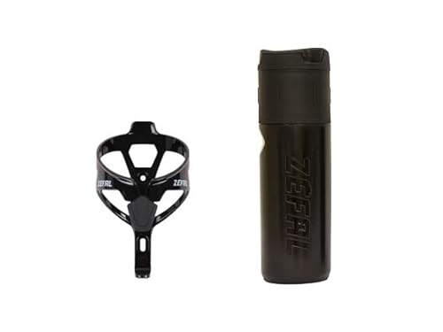 ZEFAL Kit Z Box L y Pulse A2 Negro - Bidon Portaherramientas Bicicleta y Portabidón Bicicleta Impermeable y Duradero - Negro, Universal