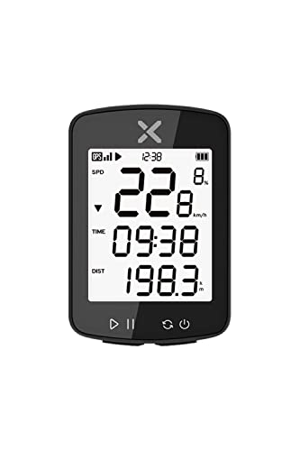 XOSS G Gen2 Ciclocomputadores, Bike Computer GPS, Cuentakilómetros Bluetooth5.0 & IPX7 de Bicicleta MTB Recargable con Pantalla LCD de 2,2 Pulgadas, Batería de 28 Horas