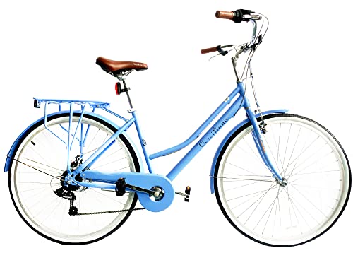 Versiliana Bicicleta-mujer-pastel28 Bicicleta de Ciudad, Mujeres, Pastel Light Blue, Talla única