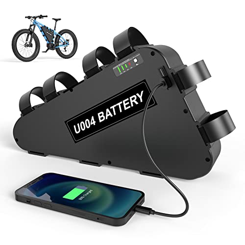 UPP(almacén de Alemania) Batería Bicicleta Ebike Batería 48V 20AH Lithium Bike Battery con USB, Cargador para Motor de Bicicleta 1800W 1500W 1000W 750W 500W