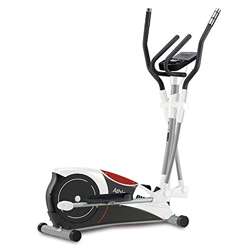 BH Fitness Athlon Program Bicicleta elíptica, Adultos Unisex, Blanco/Gris/Granate, Talla Única
