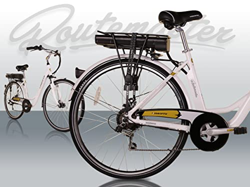 Swifty Routemaster Bicicleta eléctrica híbrida - 7 velocidades Shimano - Hasta 25 millas con una carga - Neumáticos Kenda - Frenos de disco - Llantas de aleación de doble pared - para adultos