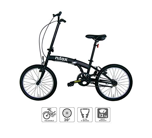 Nilox X0-20P Bicicleta (Plegado, Completo, Acero, 50,8 cm (20