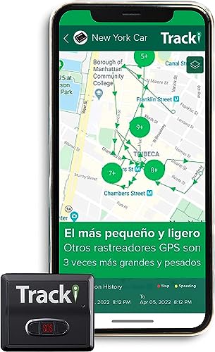 4G Localizador GPS para Coche – Se Requiere Suscripción - Mini Tracker con SIM and SOS botón Personas Mayores, Moto, Llaves, Llavero,Bicicleta, Niños, Collar Perros, Distancia ilimitada UE Tracki