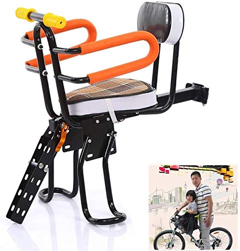 Asiento de seguridad infantil del asiento delantero del montaje de la bicicleta del niño del asiento de una silla eléctrica Niños frontal for bicicleta infantil de seguridad de una silla Cojín