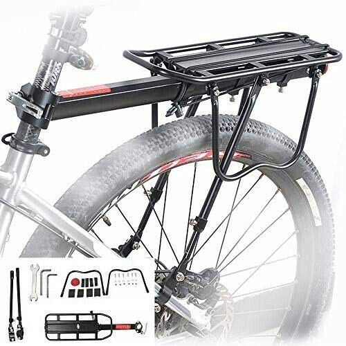 KMT Transportin Bicicleta Porta equipajes Trasero Parrilla Bici Soporte Aluminio