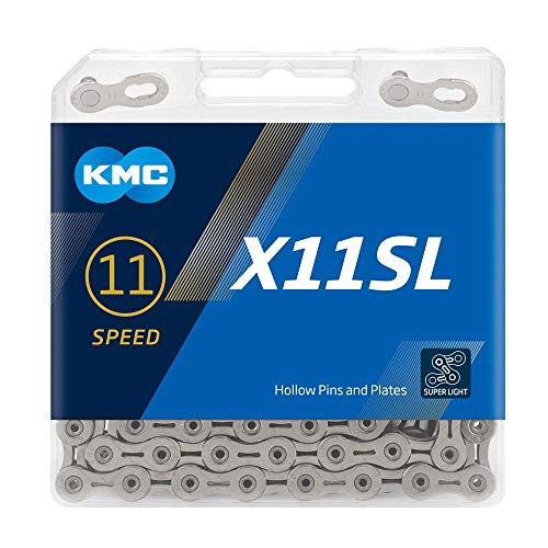 KMC, Plata Cadena X11 SL, 11v, 118, Hombres, 114 eslabones